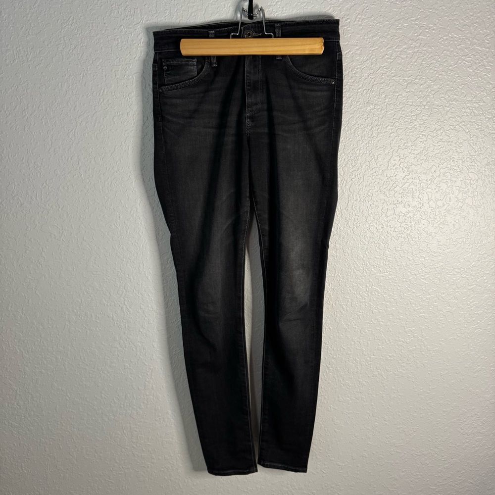 Adriano Goldschmied Gray Jeans Farrah High Rise Skinny Size 26 Stretch Whisker
